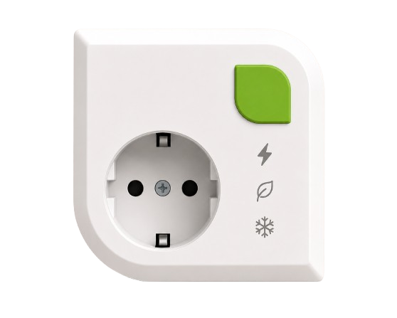 BetterE smart charging adapter, front view