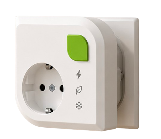 BetterE plugged into a wall socket